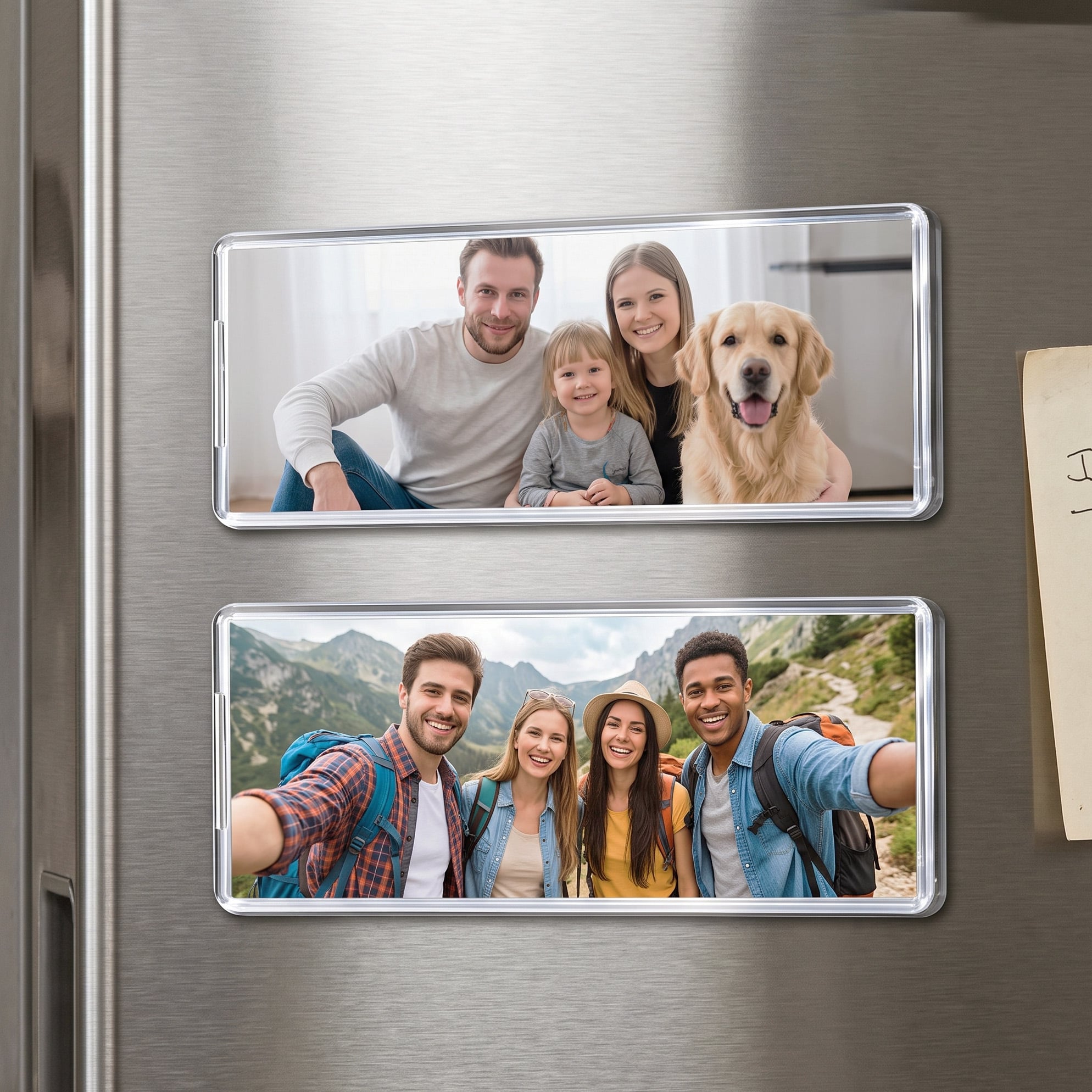 Panorama Magnet with Stand 5x15 cm
