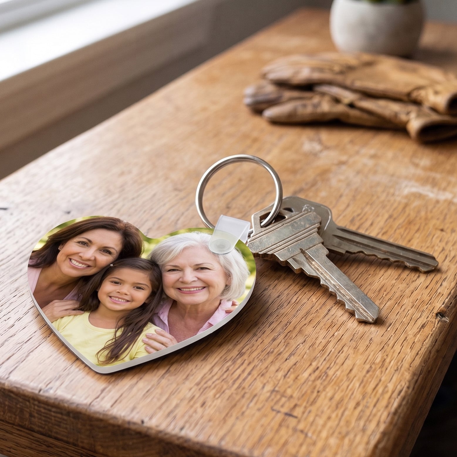 Keychain heart