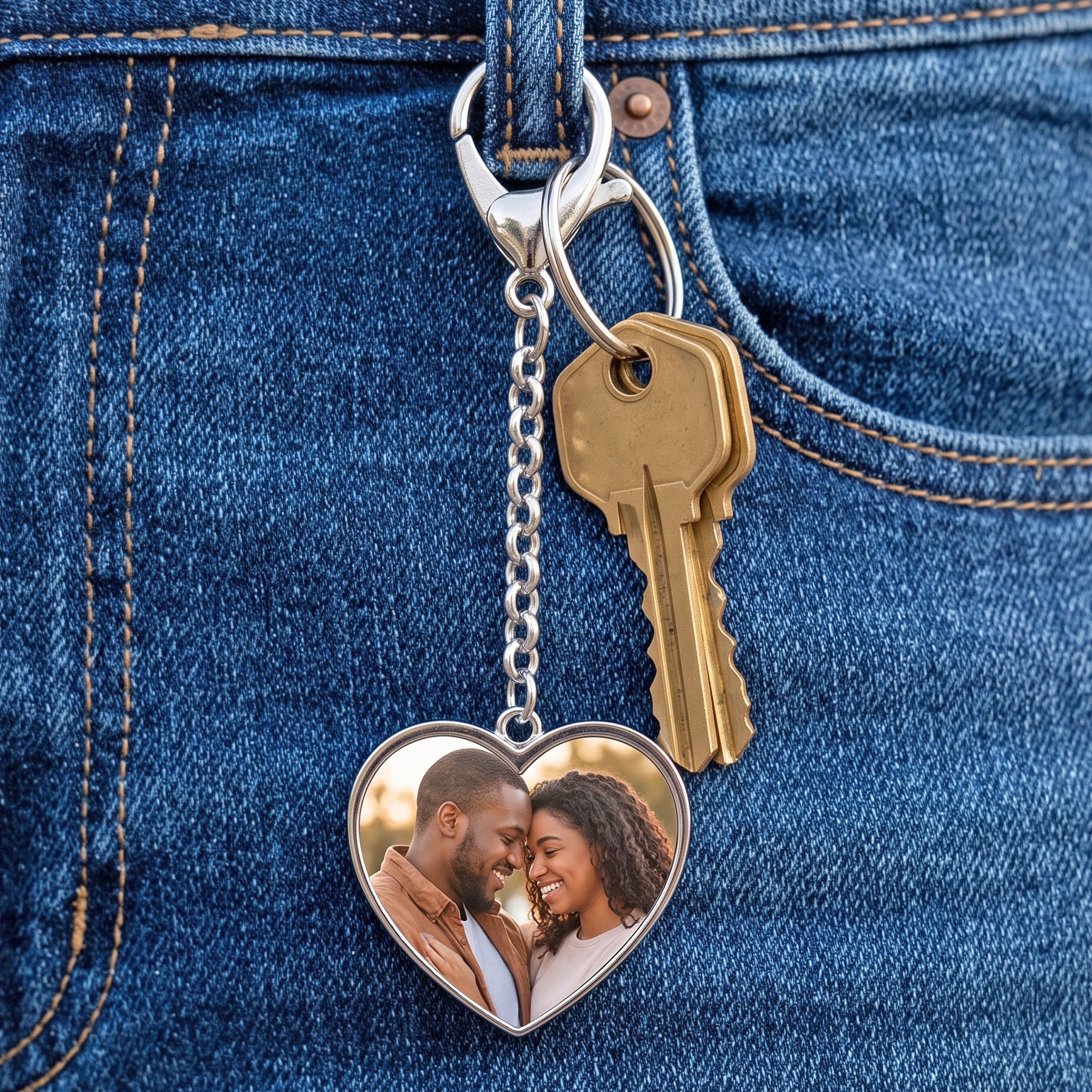 Heart shape Keychain 46x43mm