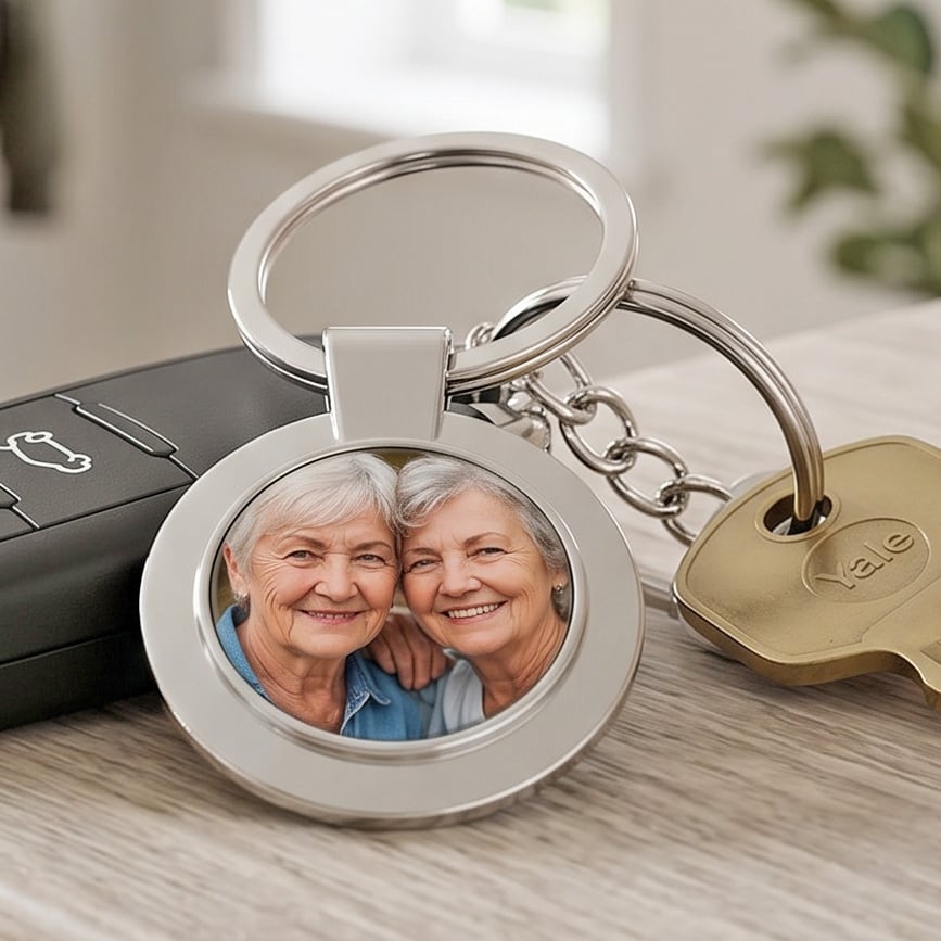 Round shape Keychain - 35 mm