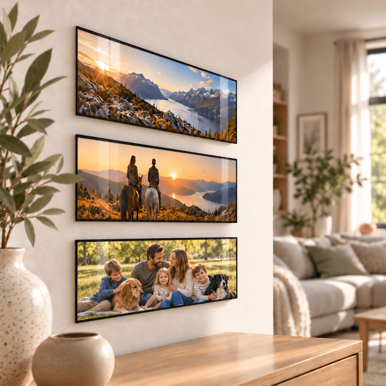 Glass Frame 20x60cm