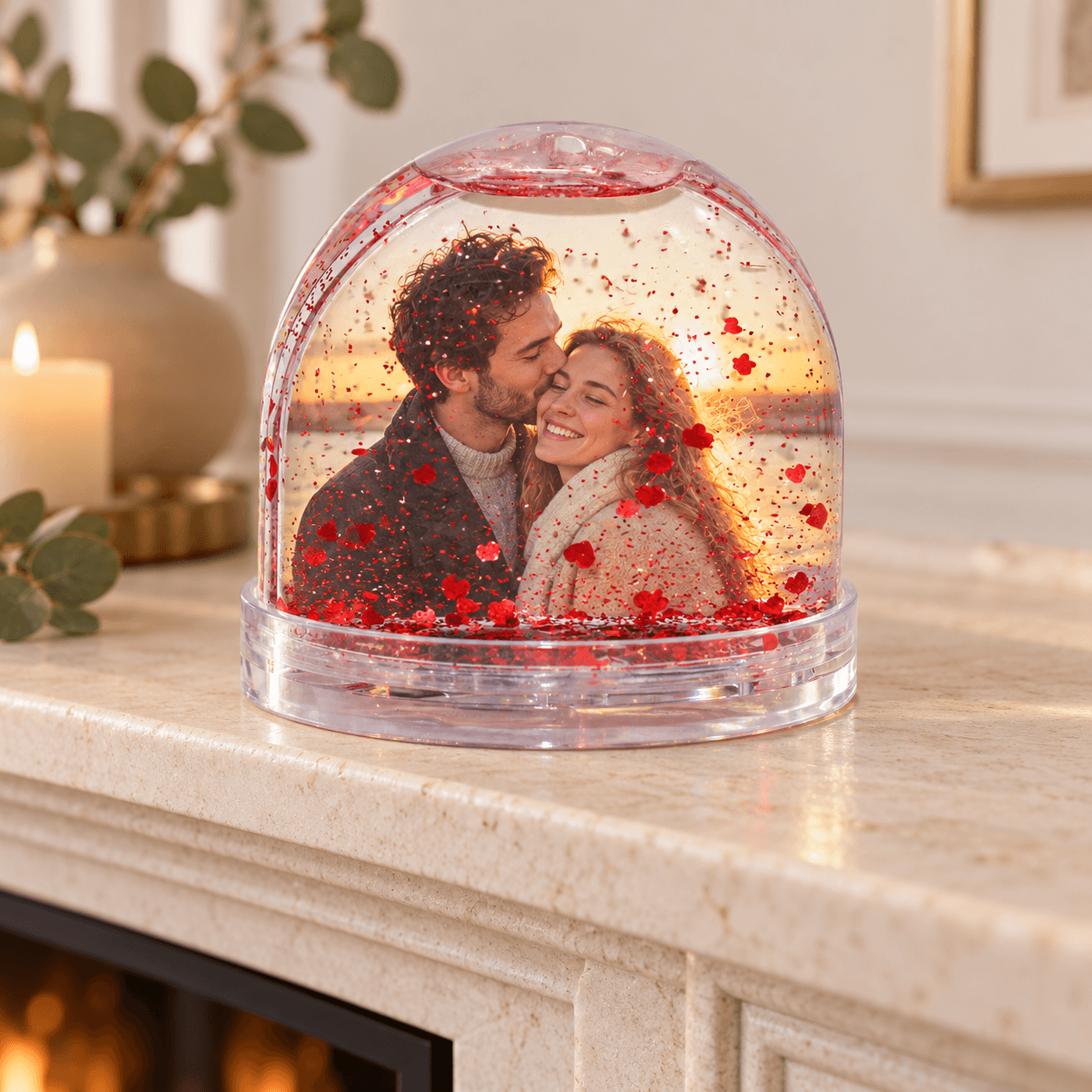 Snow Dome Heart
