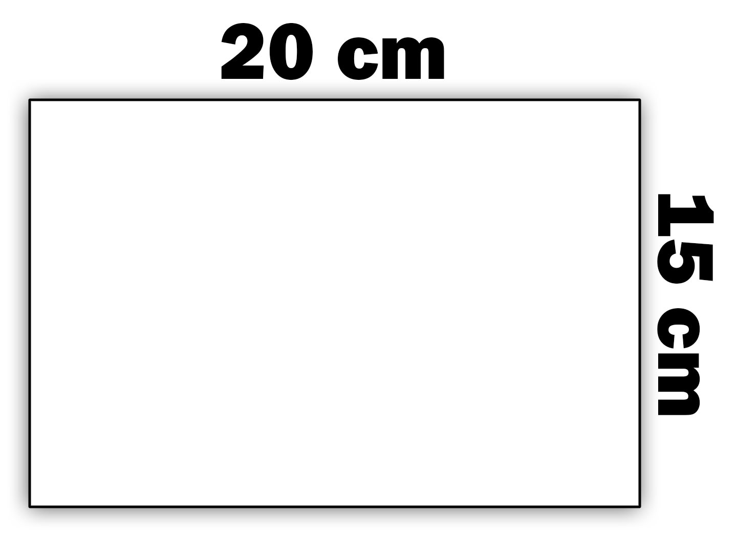Förstoring på fotopapper 20x15 cm